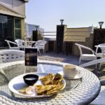 roof top cafe in hotel